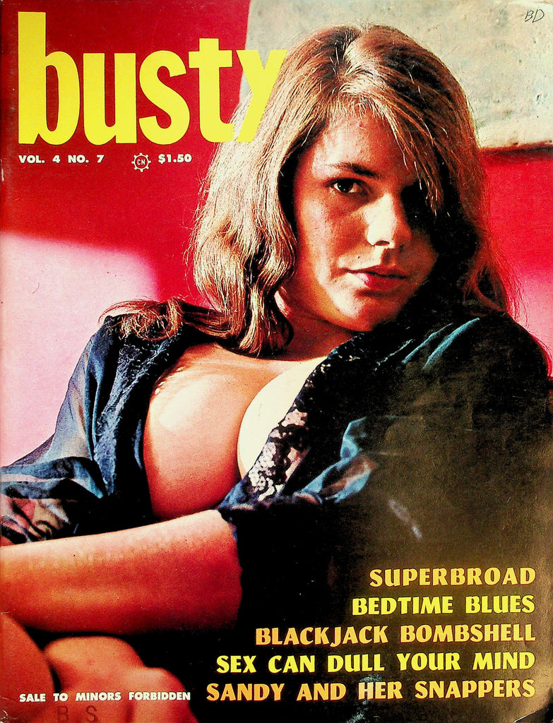 Busty Magazine  Superbroad / Bedtime Blues  w/cfs  vol.4 #7 1967  032226lmp