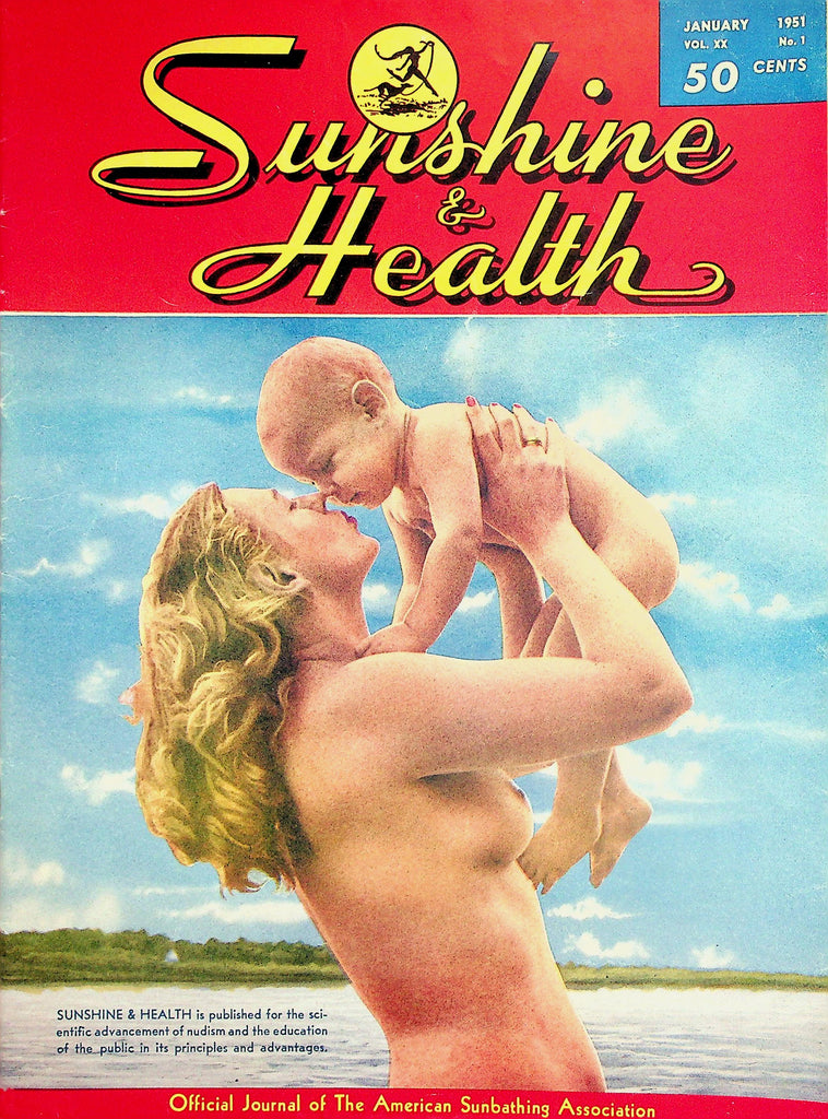 Sunshine & Health Nudist Magazine   The Festival Of Naturism  January 1951  040826lmp