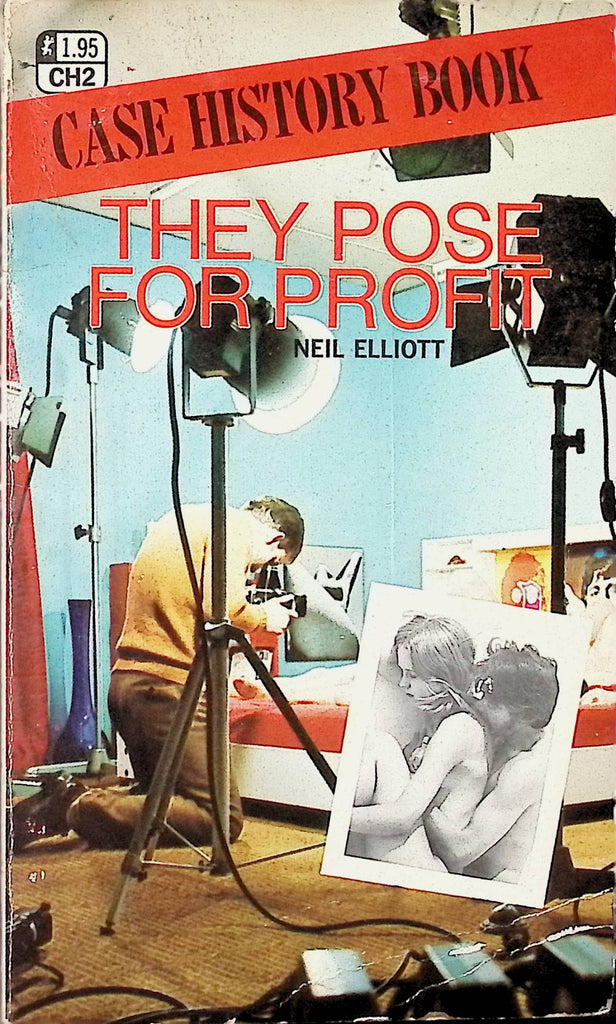 They Pose for Profit by Neil Elliott CH2 1972 2nd Printing greenleaf classics Adult Erotic Paperback Novel-071224AMP