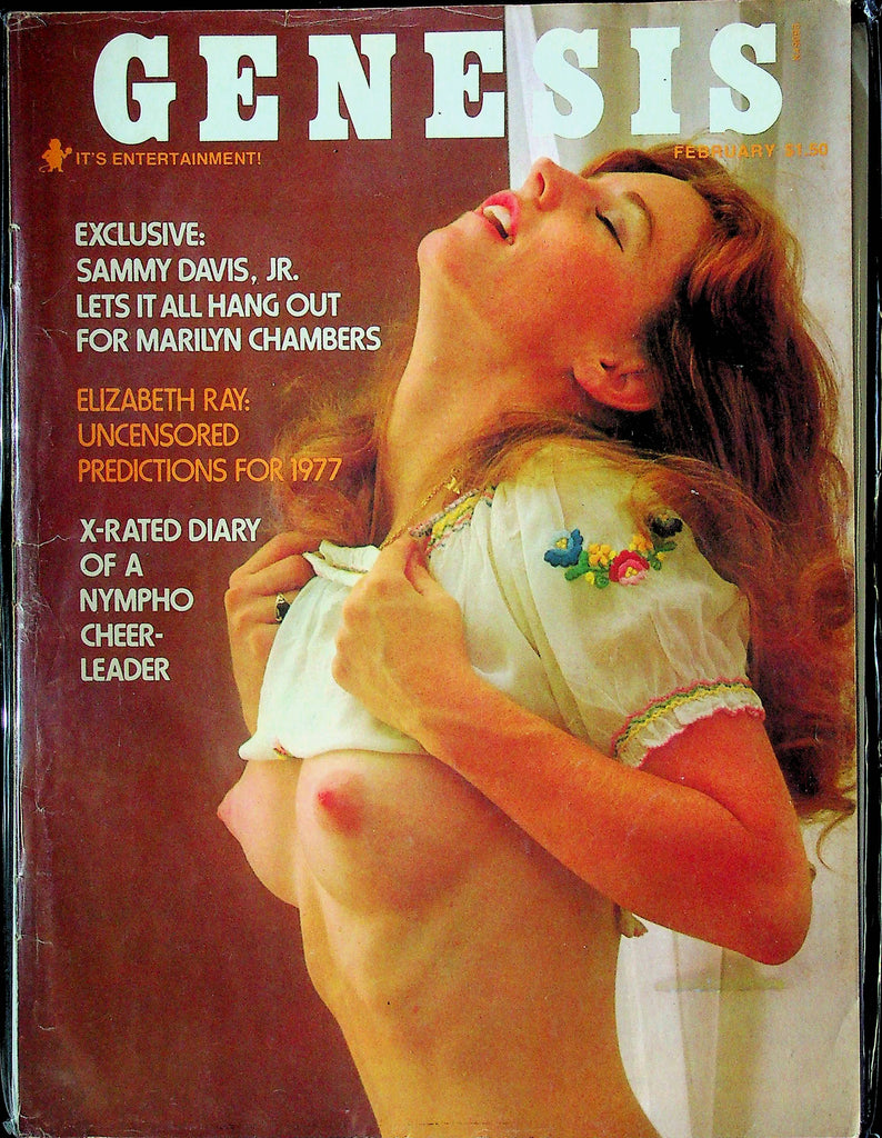 Genesis Men's Magazine Sammy Davis Jr. & Elizabeth Ray February 1977 070524RP
