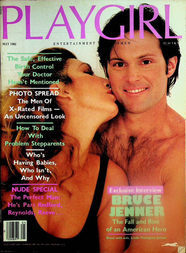 Playgirl Magazine  Bruce Jenner With Wife Linda Thompson Jenner  May 1982    070925lm-p