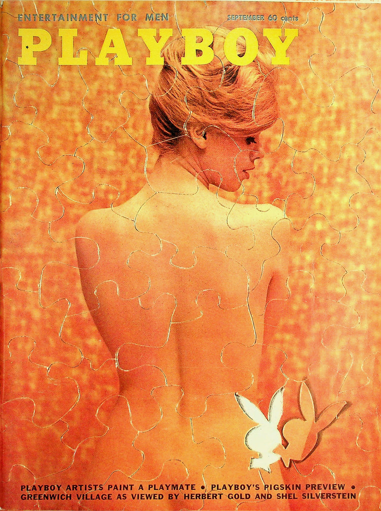 Playboy Magazine  Playboy Artists Paint A Playmate   w/cf  September 1960  030626lmp