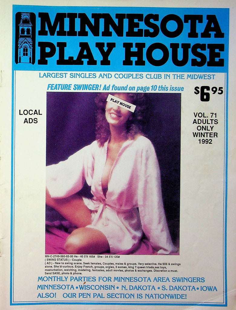 Minnesota Play House Swingers Adult Magazine Vol.71 052423RP