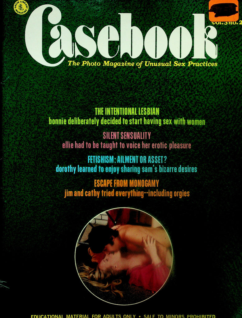 Casebook Magazine Unusual Sex Practices  vol.3 #2  August 1975      122025lmp