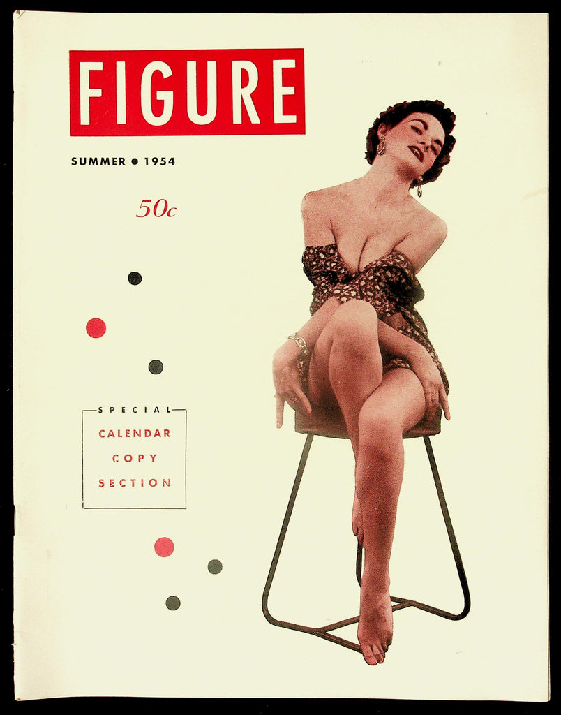 Figure Nude Figure Drawing Magazine #2 Summer 1954 Calendar Copy 083126hrp-13
