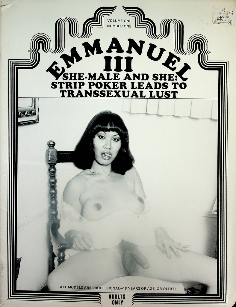 Emmanuel III Magazine  She-Male and She: Strip Poker Leads To Transsexual Lust  vol.1 #1  1979    092025lm-p