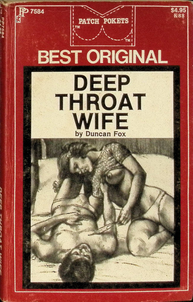 Deep Throat Wife by Duncan Fox PP7584 1976 Patch Pockets Greenleaf Classics Adult Paperback Novel 081925AMP
