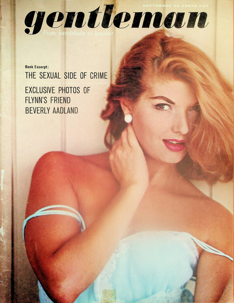 Gentleman Vintage Magazine  Beverly Aadland   September 1960    101425lm-p