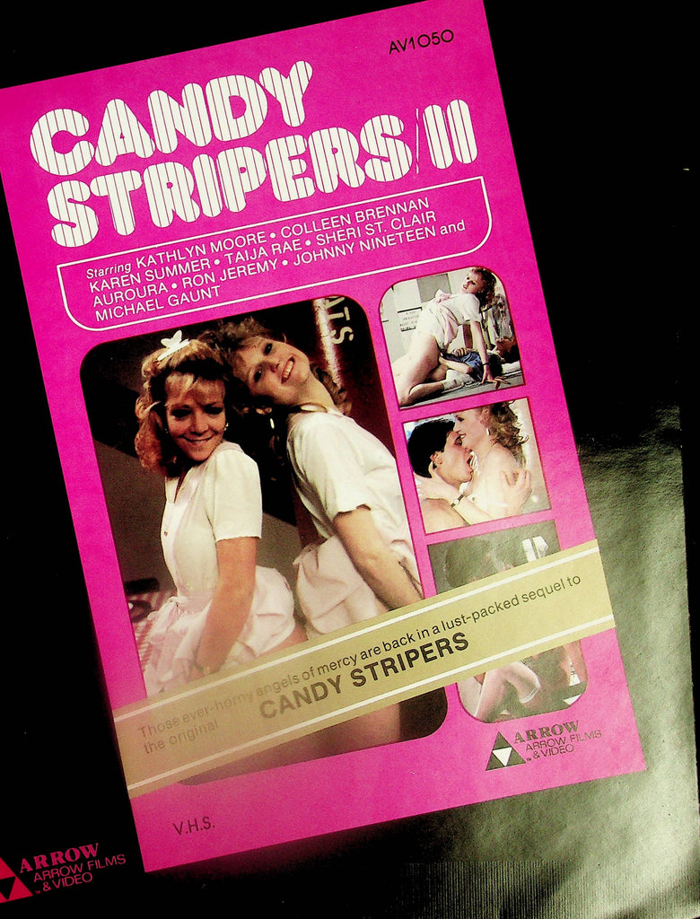 Candy Stripers II Adult Movie Slick  Starring Kathlyn Moore, Colleen Brennan, Taija Rae  1988 Arrow Films     051725lm-p