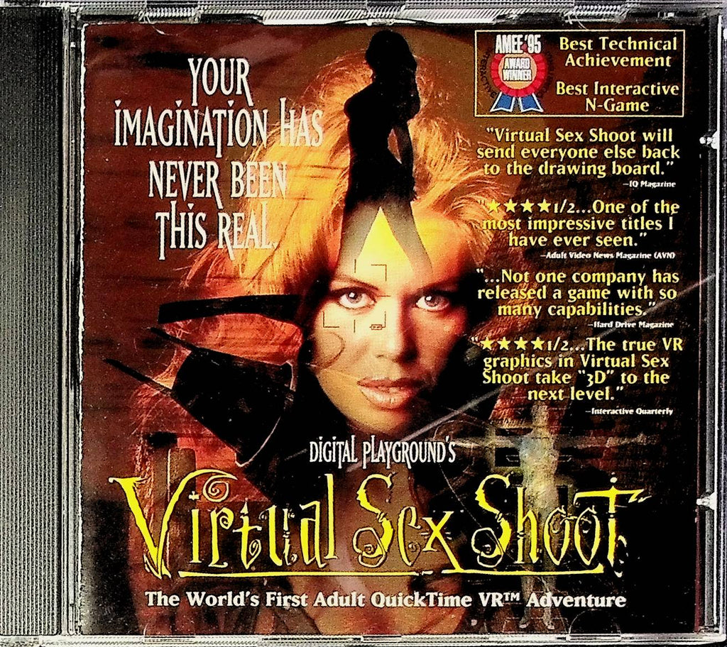 Virtual Sex Shoot CD-ROM World's First Adult Quicktime VR Adventure 1995 Digital Playgrounds 050224tsdvd