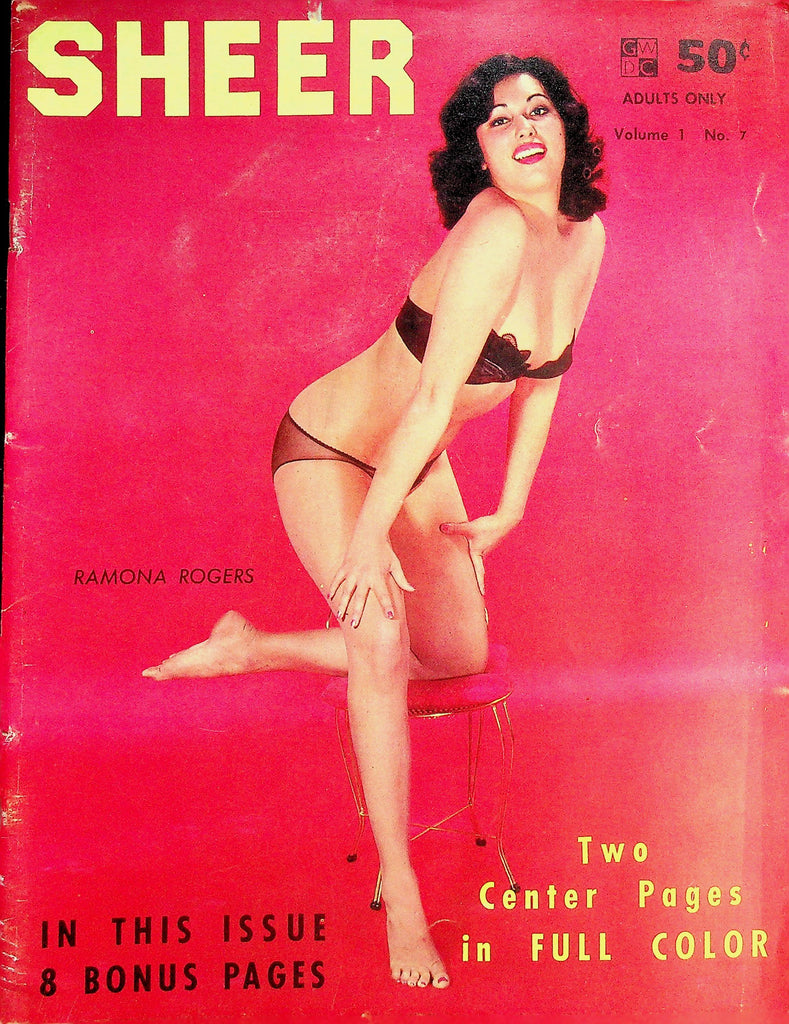 Sheer Magazine   Ramona Rogers  vol.1 #7  1959  061626lmp-GSC