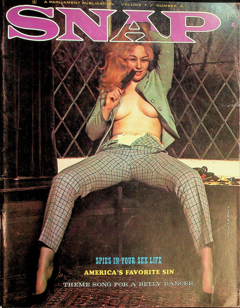 Snap Magazine  Spies In Your Sex Life / America's Favorite Sin  vol.7 #4 1968   082326lmp-GSC