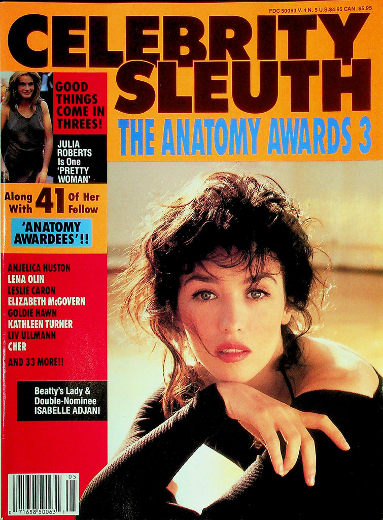 Celebrity Sleuth Magazine The Anatomy Awards 3 Ft. Isabelle Adjani Vol.4 No.5 031425RP
