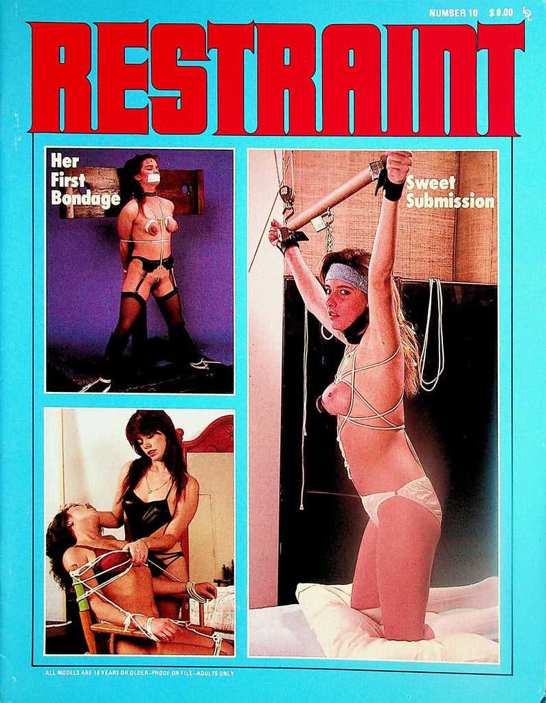 Restraint Bondage Magazine  Sweet Submission / Her First Bondage  #10  1987 London Enterprises   052224lm-p