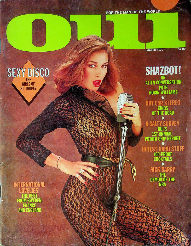 OUI Men's Magazine Ft. Robin Williams & Rick Barry March 1979 051725RP