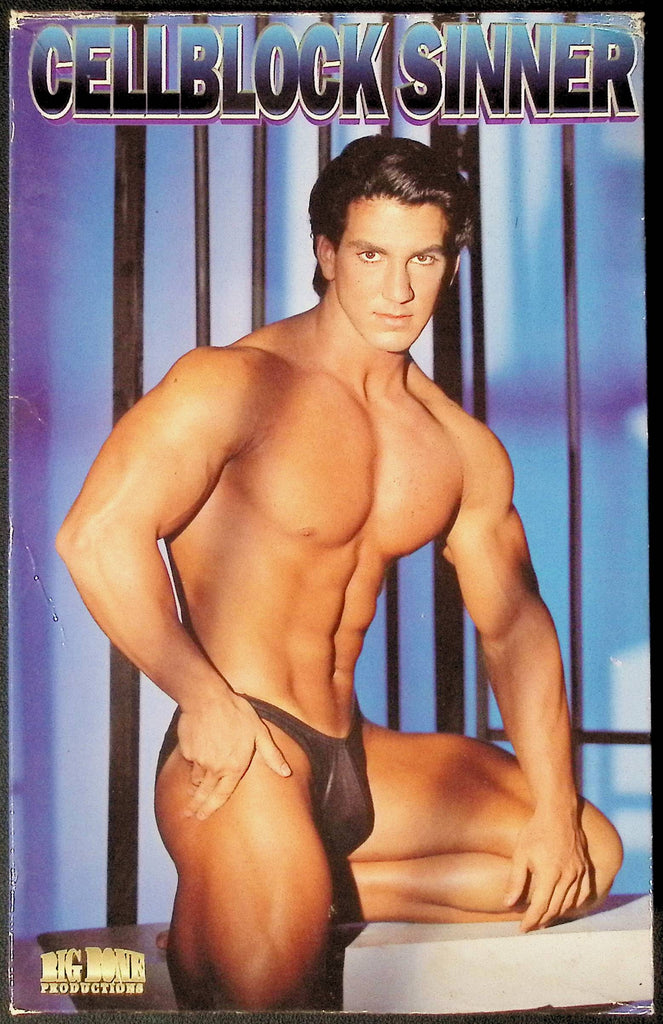 Cellblock Sinner Big Bone Productions Gay VHS 1993 100924JKVHS2