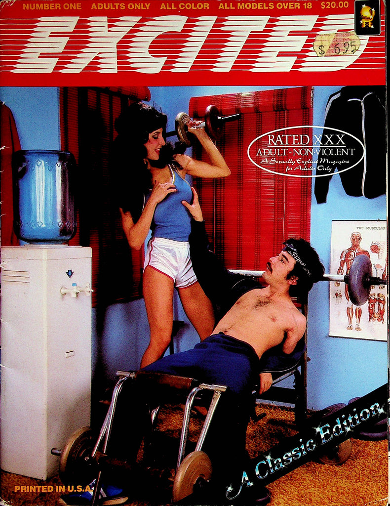 Excited Magazine    Sex At The Gym  #1  1970's  Classic Edition     073023lm-p
