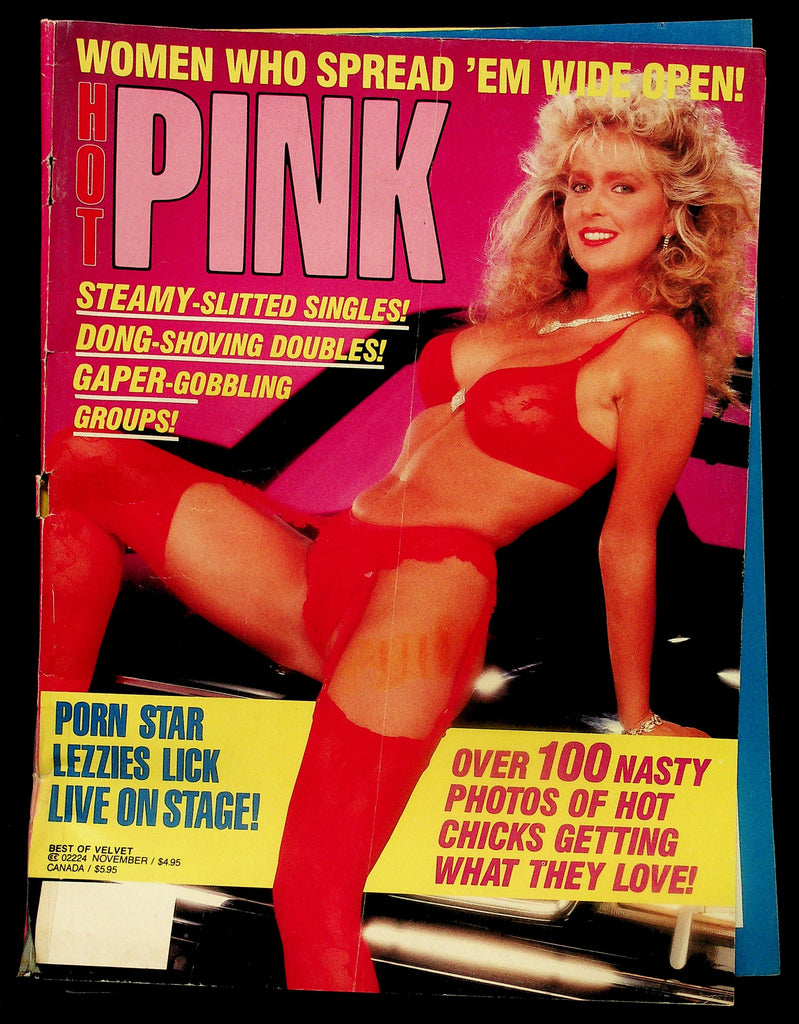 Velvet Hot Pink Adult Magazine November 1992 Chrissie & More 082126hrp-38
