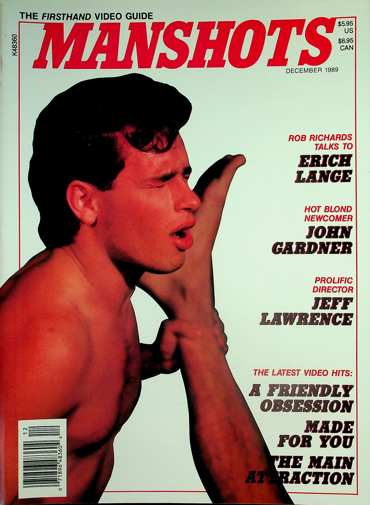 Manshots Gay Magazine   Cover Guy Andrew Michaels  December 1989     052526lmp-GSC