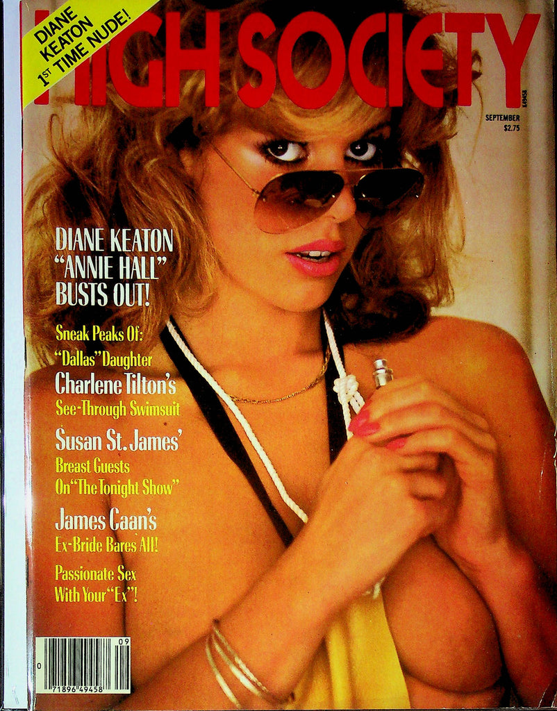 High Society Magazine Diane Keaton September 1980 112823RP