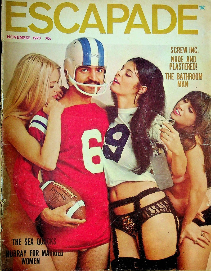 Escapade Magazine The Bathroom Man November 1970 112724RP