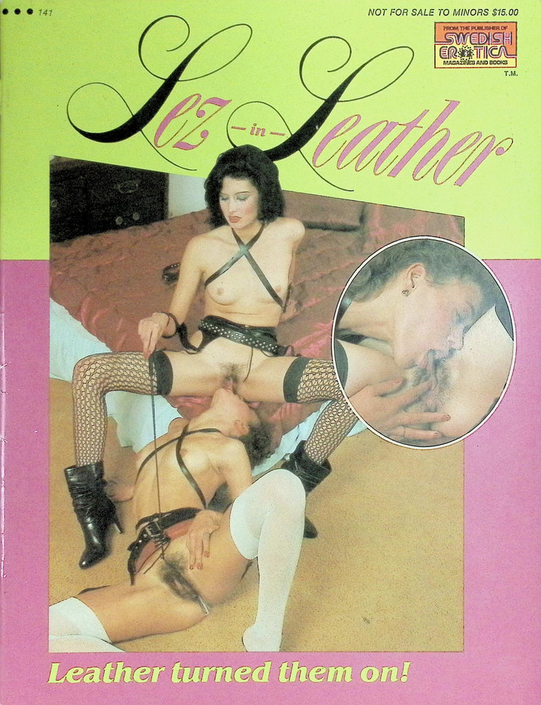 Swedish Erotica Lez in Leather Magazine #141 1980s Lesbians Who Like to Get Tied Up  092626LLP