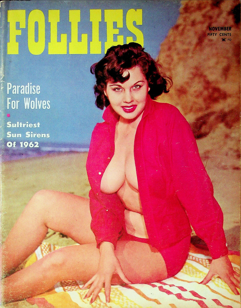 Follies Men's Magazine Sultriest Sun Sirens Of 1962 November 1962 051725RP