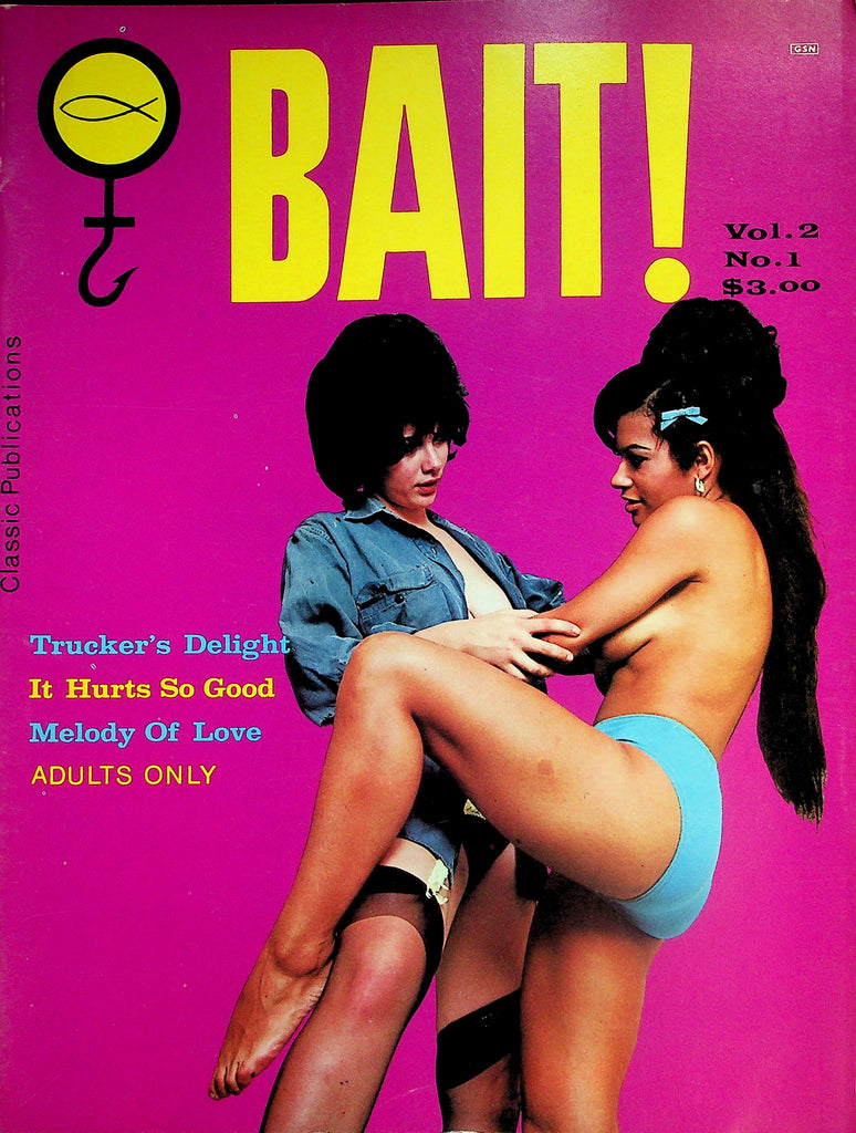 Bait! Nudist Magazine  Trucker's Delight / It Hurts So Good  vol.2 #1 1968   070226lmp-GSC