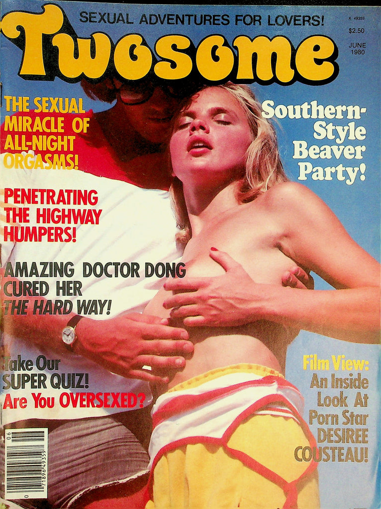 Twosome Magazine  Cover: Nancy Suitor / Desiree Cousteau and More!   June 1980    082326lmp-GSC