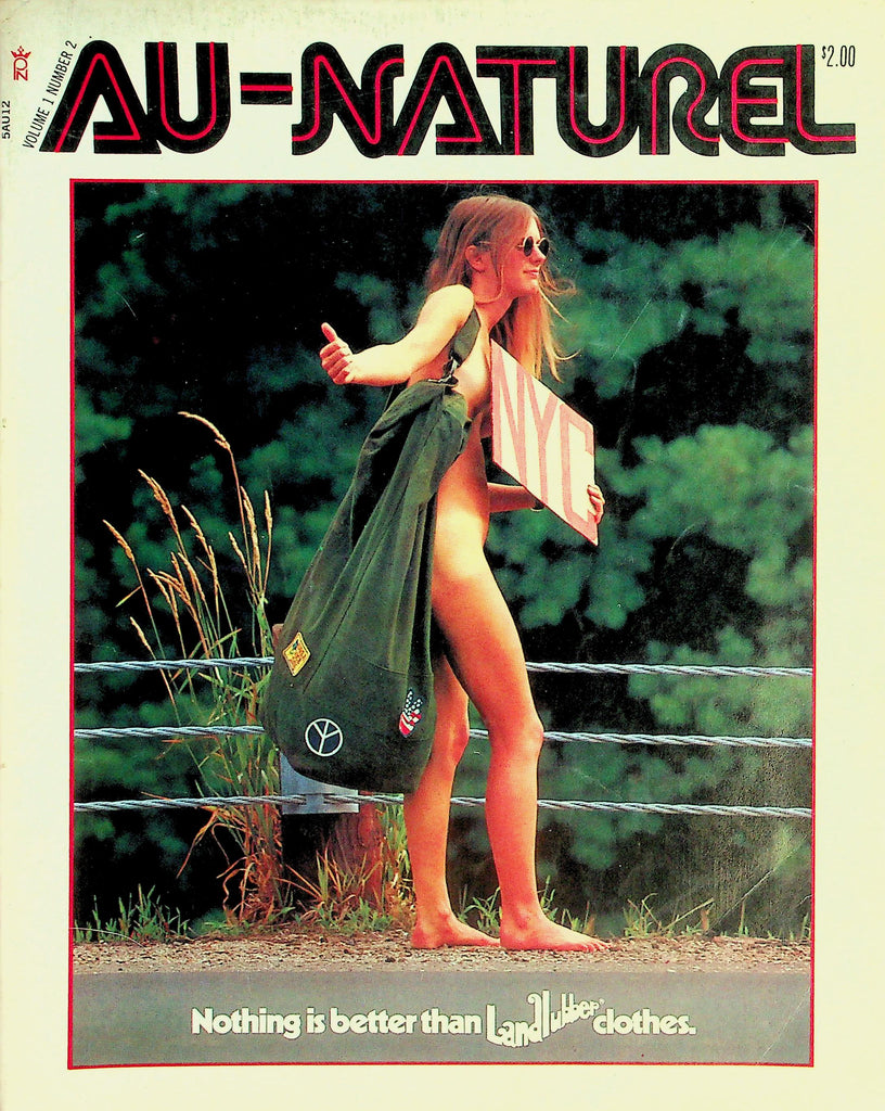 Au-Natural Nudist Magazine  The Splendor Of The Orient / Tijuana Inside Out   vol.1 #2 1972    080126lmp-GSC