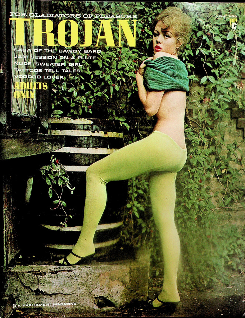 Trojan  Magazine  Nude Sweater Girl / Voodoo Lover  vol.2 #3  1964  122125lmp