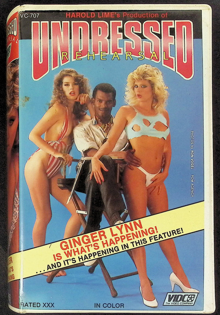 Undressed Rehearsal with Ginger Lynn Debra Lynn Angelica Dunlap Adult VHS Vidco Company 050726AKVHS2