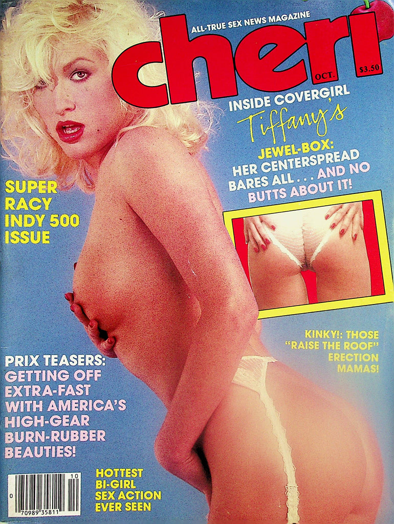 Cheri Magazine   Covergirl Tiffany / Super Racy 500 Issue  w/cf  October 1984  050124lm-p