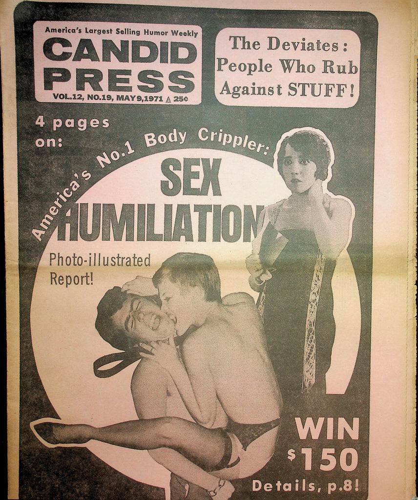 Candid Press Adult Newspaper Sex Humilation  May 9, 1971    090726lmp-GSC