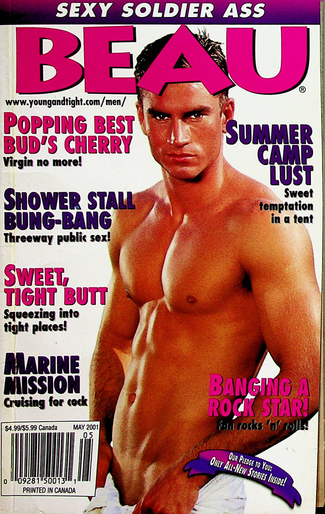 Beau Gay Digest  Popping Best Bud's Cherry  /  Sexy Soldier Ass  May 2001     090923lm-p