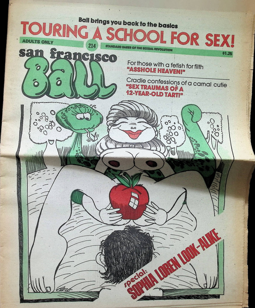 San Francisco Ball #214 1976 Sophia Loren Look-Alike Fetish Men's Adult Newspaper -081524AMP2