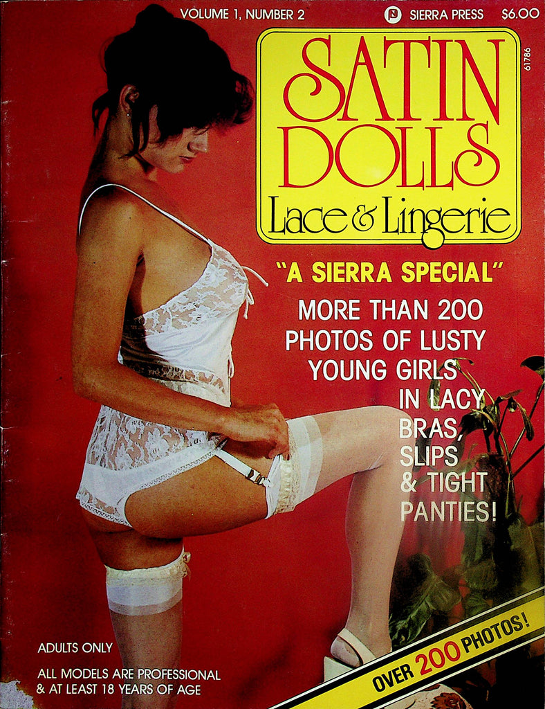 Satin Dolls Lace & Lingerie Magazine  Over 200 Photos Girls In Lacy Bras, Slips & Tight Panties!  vol.1 #2 1981   030125lm-p