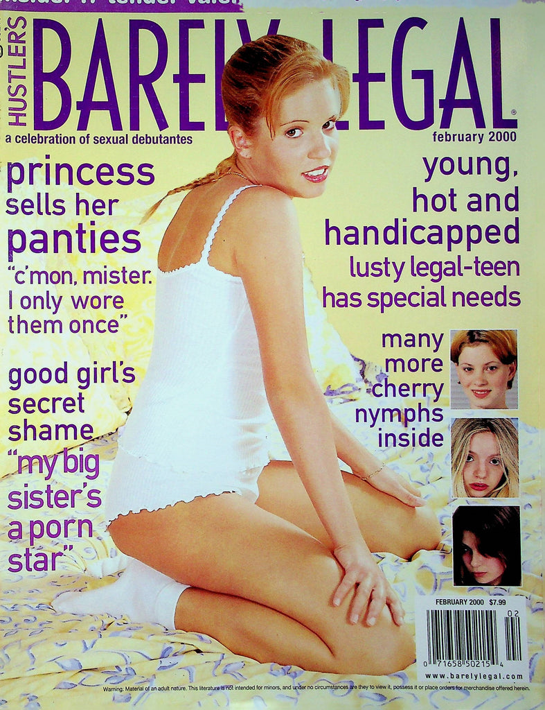 Hustler's Barely Legal Magazine Kim & Donna February 2000 091523RP