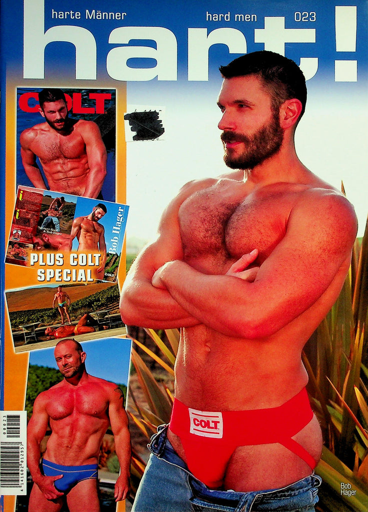 Hart! German English Gay Magazine  Cover Guy Bob Hager  #023 1990's  041726lmp
