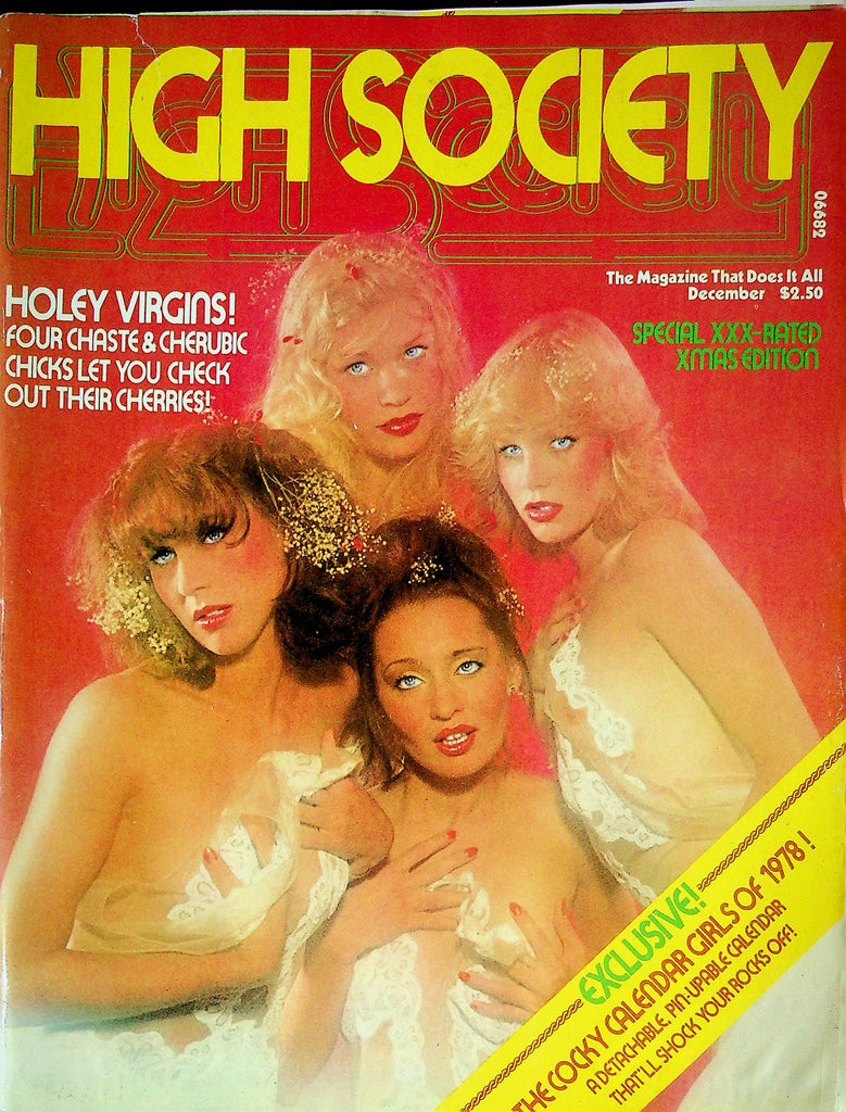 High Society Magazine Crystal Balling Christmas Issue December 1977 111523RP