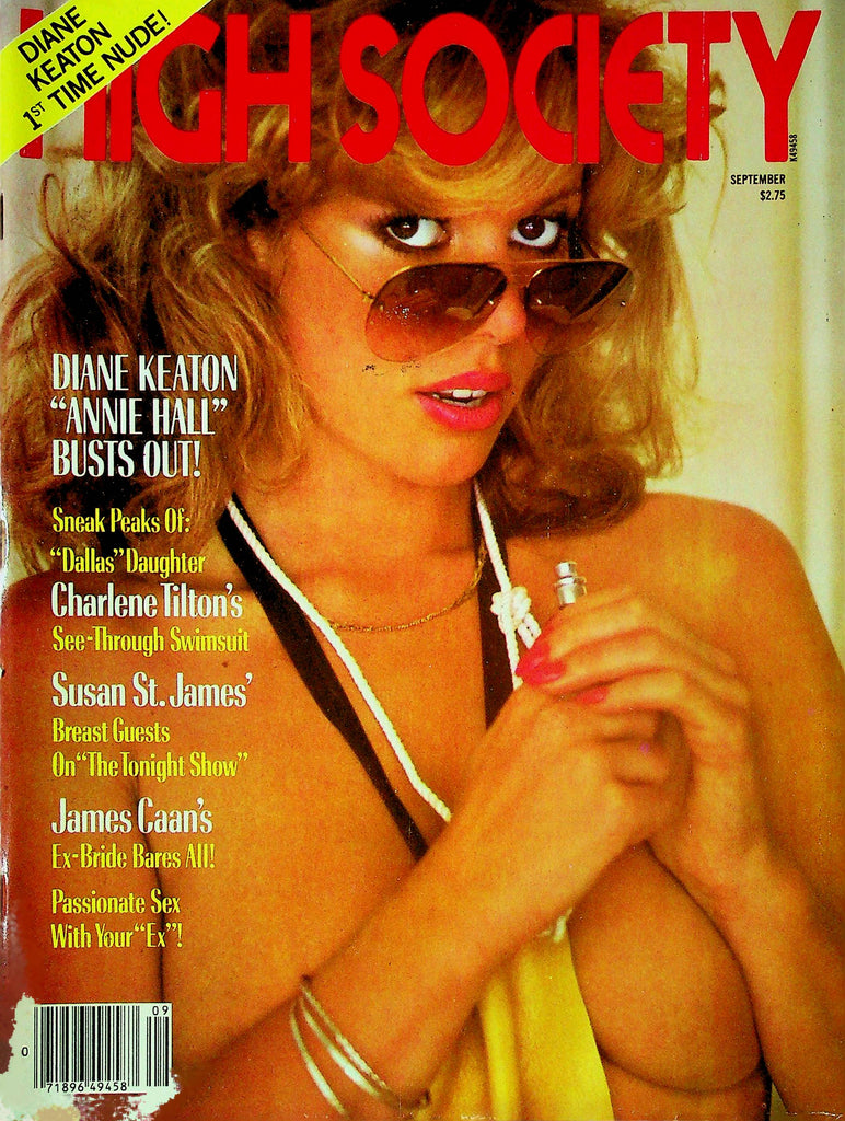 High Society Magazine Diane Keaton & Charlene Tilton September 1980 031324RP