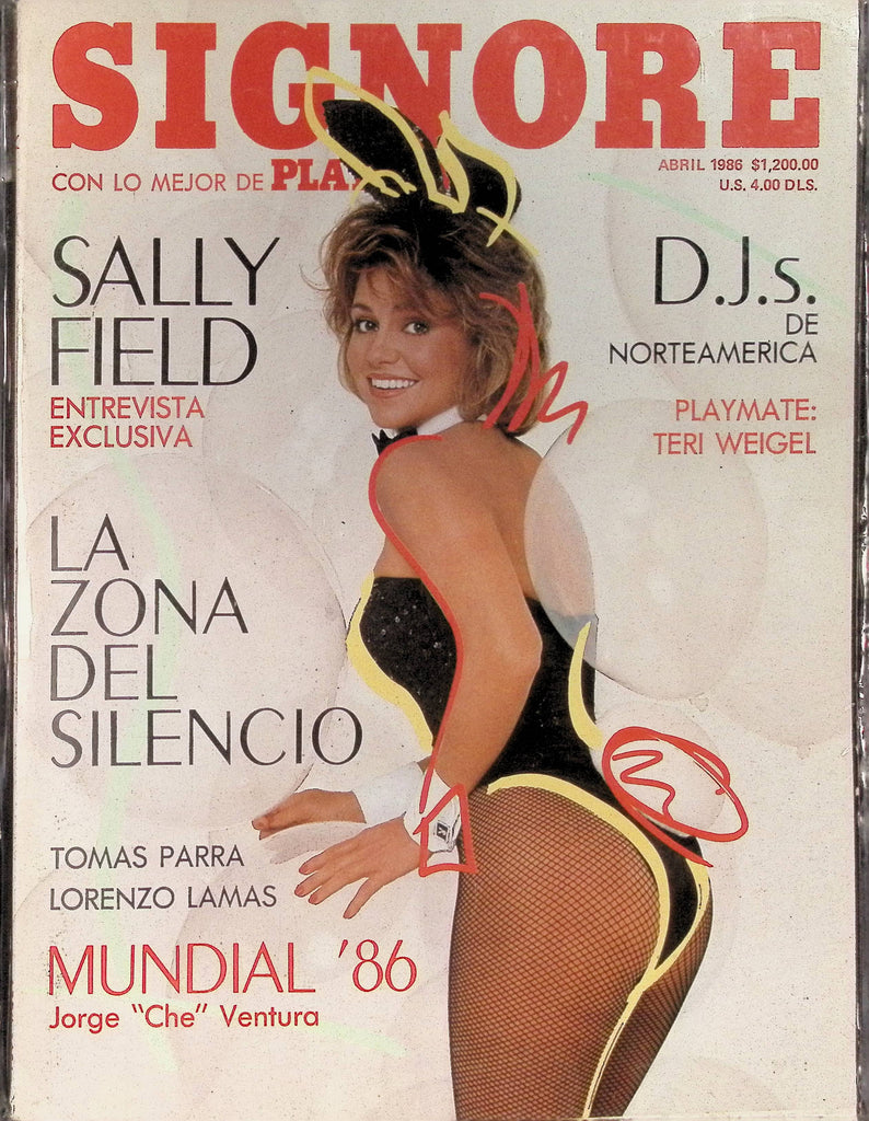 Signore with the Best of Playboy Spanish Espana Edition Abril April 1986 Sally Field Teri Weigel  093025AMP