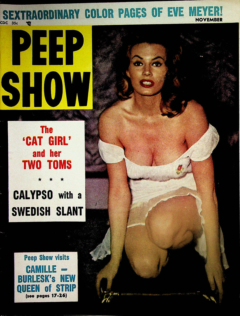 Peep Show Magazine  Camille - Burlesk's New Queen Of Strip  November 1957   081624lm-p