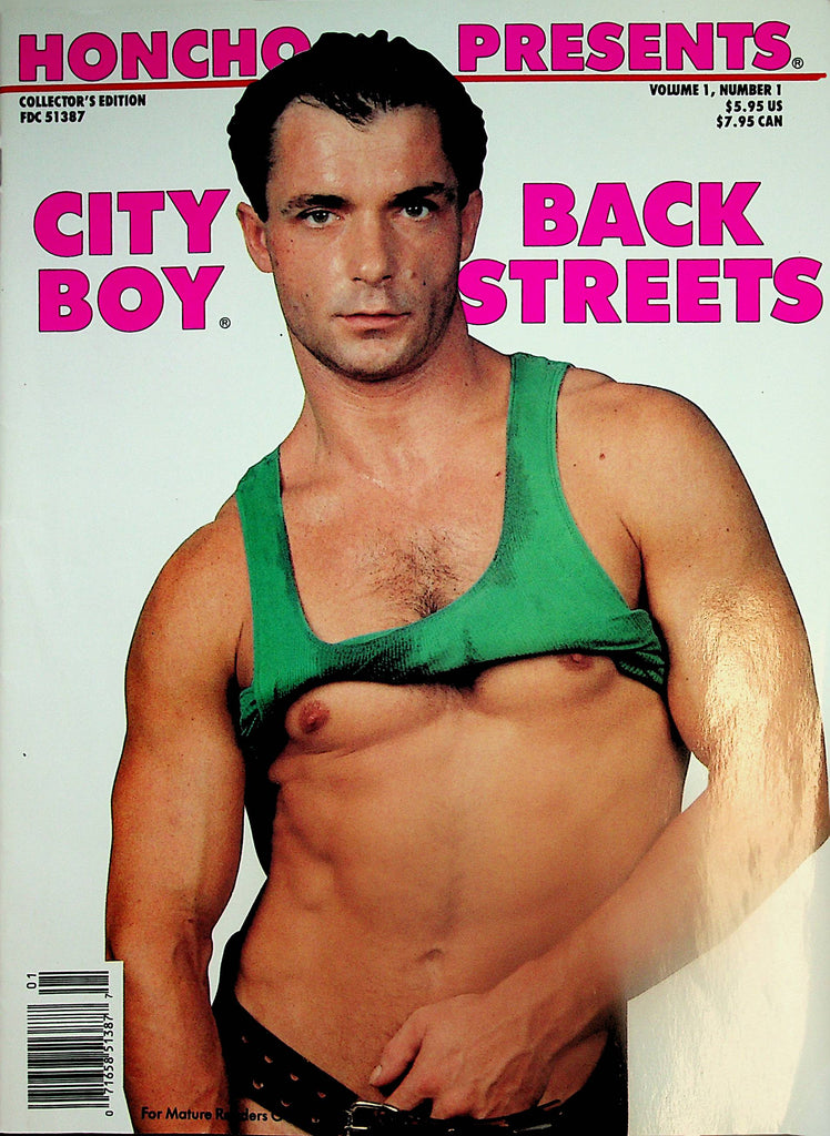 Honcho Presents City Boy - Back Streets  Gay Magazine  Ballbuster / Dune Buddy  June 1989    081524lm-p