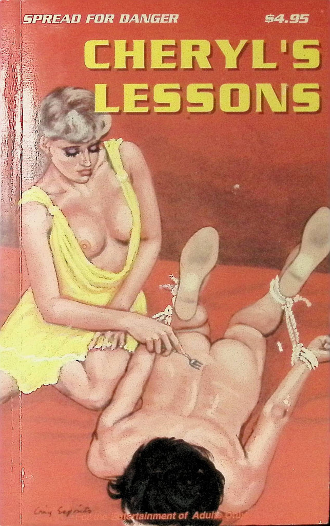 Cheryl's Lessons Spread for Danger 1994 Star Adult Novel-042424AMP