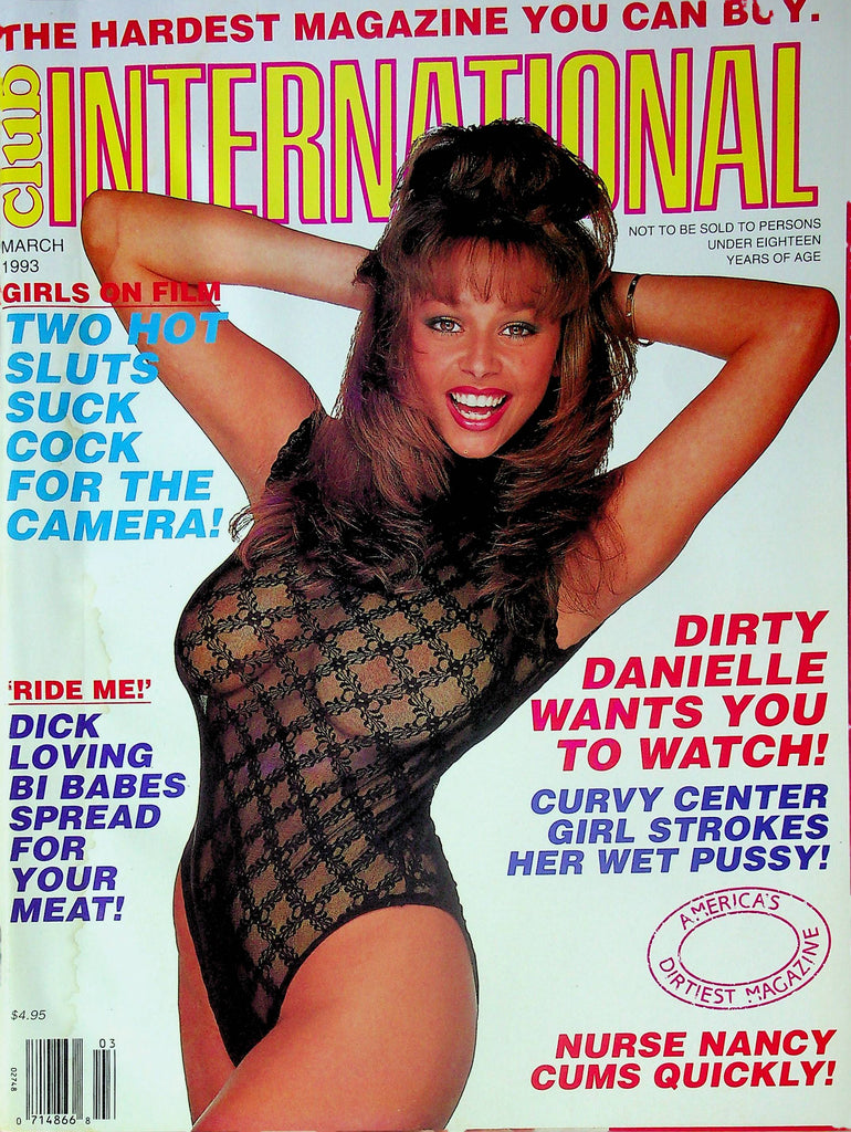 Club International Magazine Dirty Danielle & Nurse Nancy March 1993 021224RP