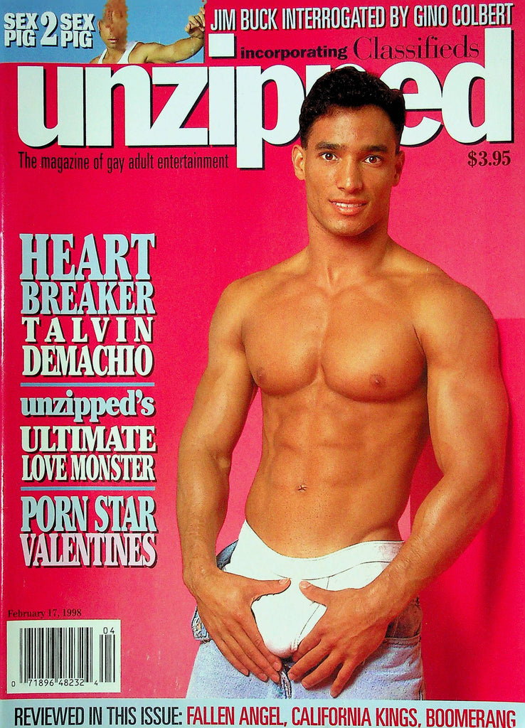 Unzipped Gay Magazine Talvin Demachio February 17 1998 061424RP