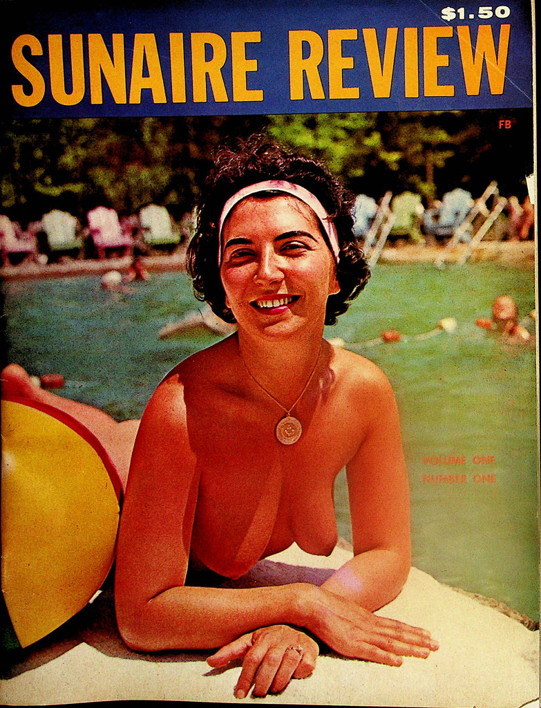 Sunaire Review Nudist Magazine  vol.1 #1  1960's    100824lm-p