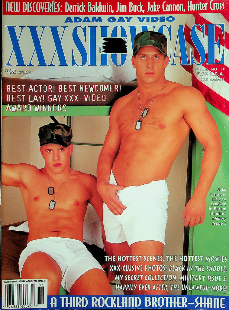 Adam Gay Video XXX Showcase Magazine   Jake Cannon & Derrick vol.4 #11  May 1997    041426lmp