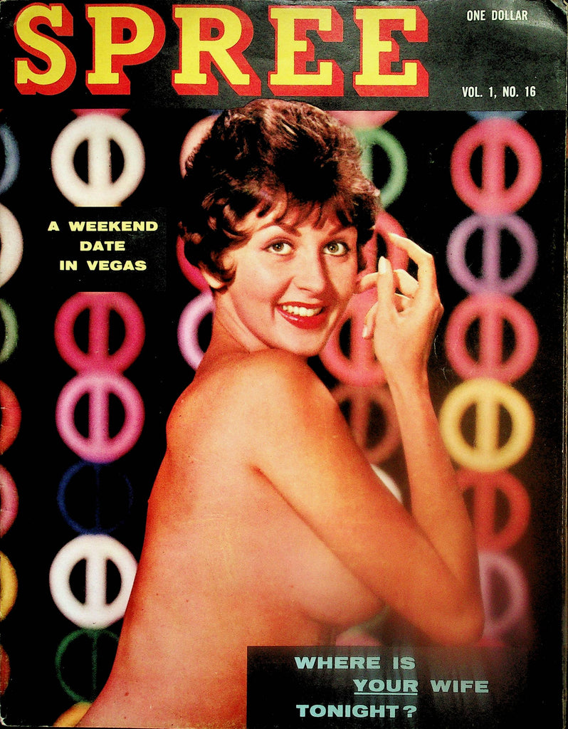 Spree Vintage Magazine  Centerfold Jan Lee  vol.1 #16  1959     101425lm-p